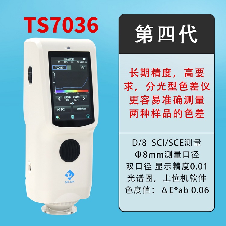 三恩時(shí)TS7036分光色差儀